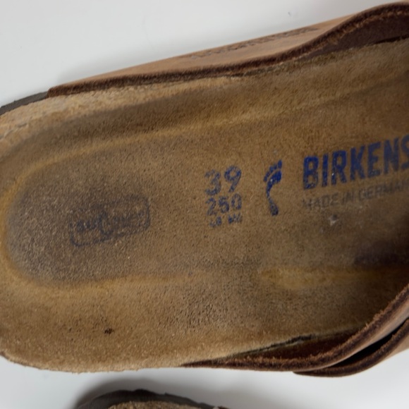 Birkenstock Arizona Brown Oiled Leather Sandals Narrow - Picture 7 of 8